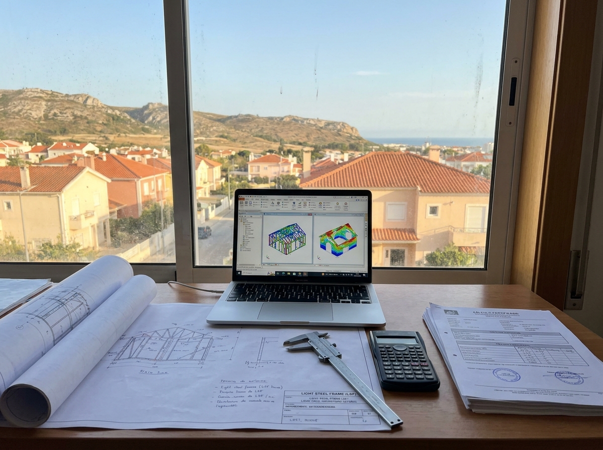 Engenharia estruturas lsf - Casas em LSF